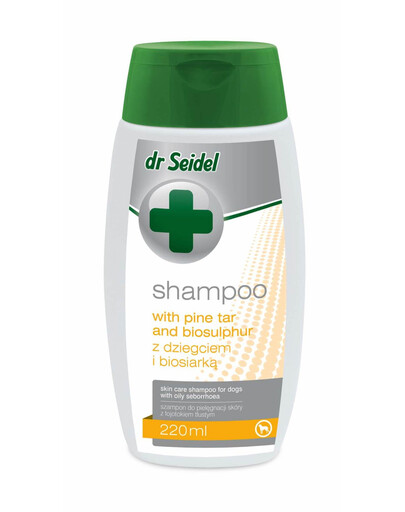 DERMAPHARM Dr. Seidel Šampūnas su derva ir biosiera 220 ml nuo seborėjos