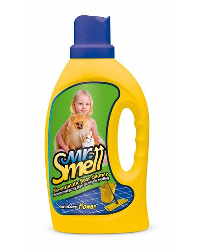 DERMAPHARM Mr. Smell Bioenzymatic grindų valiklis 1 l gėlių aromato