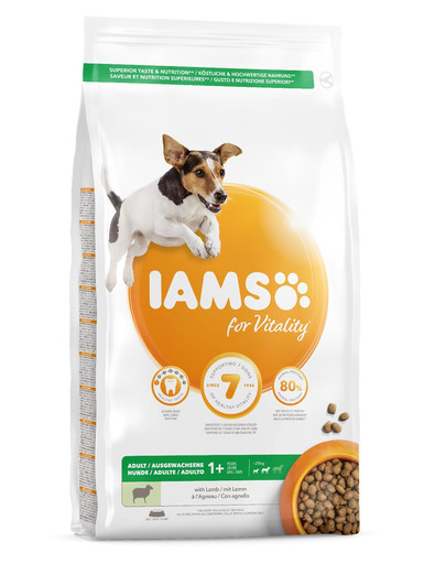 IAMS For Vitality Adult Small & Medium Breed Lamb 3 kg