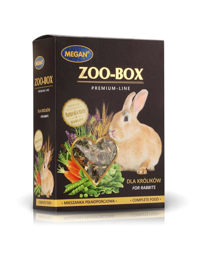 MEGAN Zoo-Box triušiui 420g visavertis mišinys