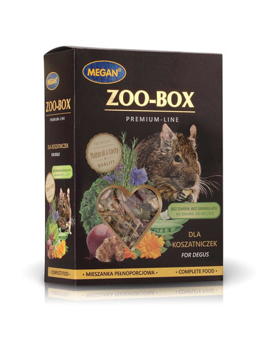 MEGAN Zoo-Box degu 420g visavertis mišinys