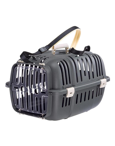 FERPLAST Jet 10 Transporteris katėms ir mažiems šunims 32x47x29 cm pilkas