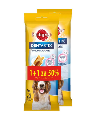 PEDIGREE DentaStix vidutinės veislės) dantų skanėstas šunims18x77g