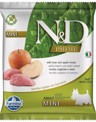 FARMINA N&D šunų maistas 100 g mėginėlis