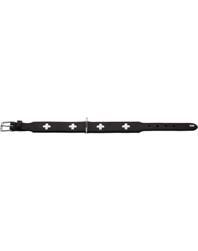 HUNTER Swiss odinis antkaklis dydis S-M (50) 35-43/3,9 cm juodas