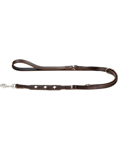 HUNTER Swiss odinis pavadėlis 1,3cm/2m rudas