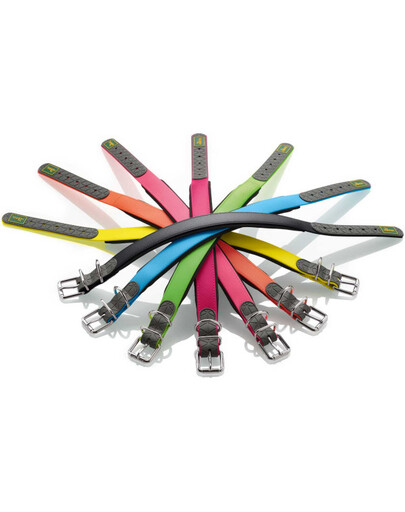 HUNTER Convenience Comfort antkaklis dydis L-XL (65) 52-60 / 2,5cm neoninis geltonas