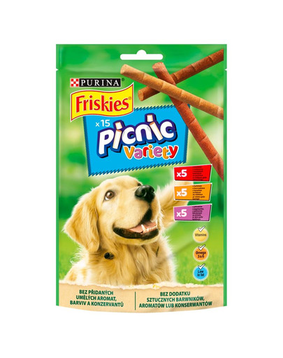 FRISKIES Picnic Variety 8x126g (120 vnt.) Šunų skanėstai