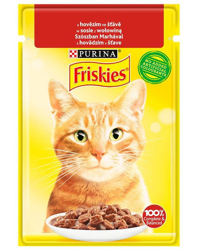 FRISKIES jautiena 26x85g šlapias kačių maistas