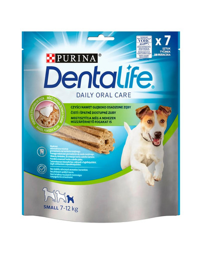 PURINA Dentalife Small 6x115g (42vnt) dantų skanėstai suaugusiems mažų veislių šunims
