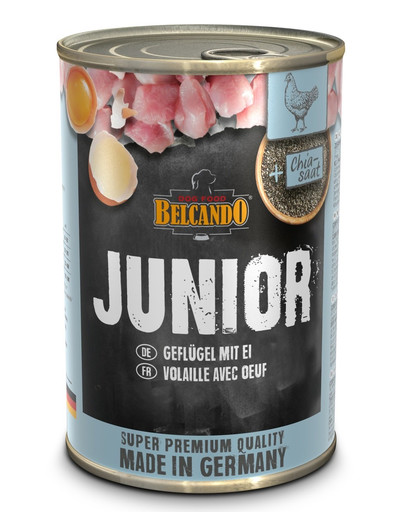 BELCANDO Junior vištiena + kiaušinis 400 g