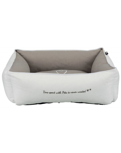 TRIXIE guolis Pet's Home bed, 60 × 50 cm pilkas-rudas