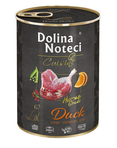 DOLINA NOTECI CUISINE vištienos filė ir antiena 400 g šlapias šunų maistas