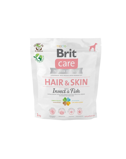 BRIT Care Dog Adult Hair&Skin Insect&Fish 1 kg