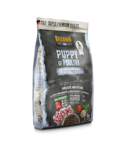 BELCANDO Finest Grain Free Puppy Poultry 4 kg sausas maistas šuniukams