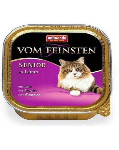 ANIMONDA Vom feinsten Senior konservai su ėriena 100 g