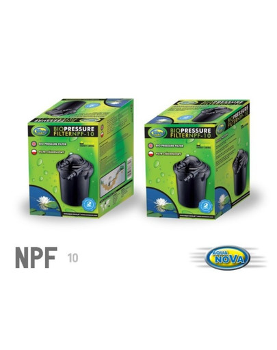 AQUA NOVA NPF-10 UV slėginis filtras UV lemputė 7W, filtruoja 4000 l