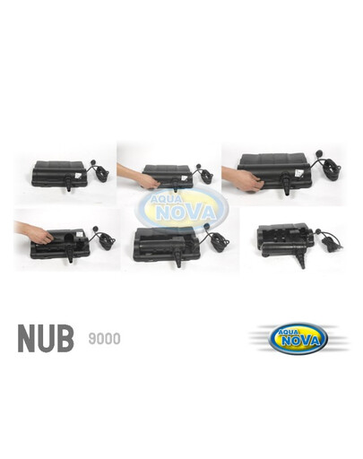 AQUA NOVA Nub-9000 Perteklinis filtras 48 l Talpa. + 9 W UV lempa