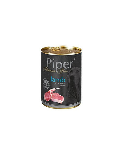 DOLINA NOTECI PIPER Platinum Pure su ėriena 400g drėgno ėdalo alergiškiems šunims