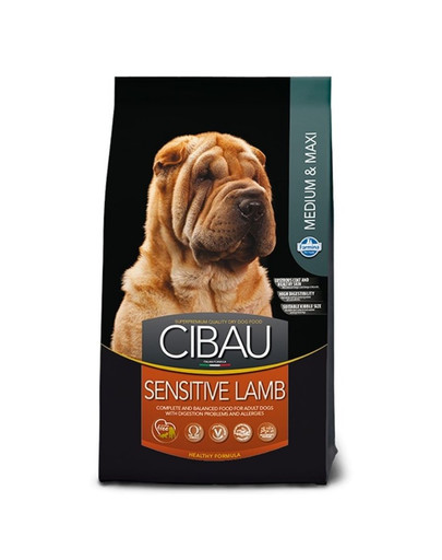 CIBAU Sensitive Lamb Medium & Maxi 12 kg + 2 kg NEMOKAMAI