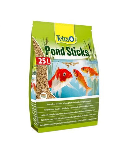TETRA Pond Sticks 25 l pagrindinis žuvų maistas tvenkiniuose