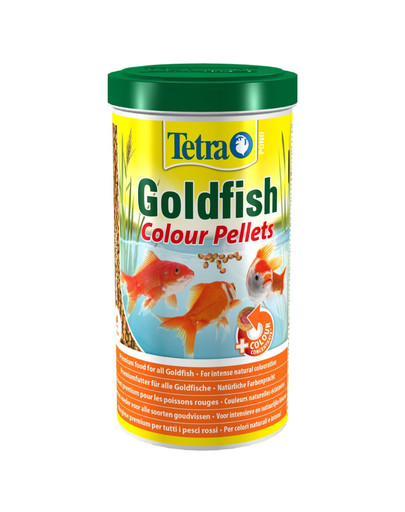 Tetra maistas Pond Goldfish Colour Pellets 1 l