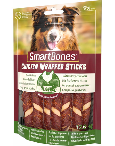 SmartBones Chicken Wrap Sticks mini vnt kramtukas šunims mažų veislių vištiena