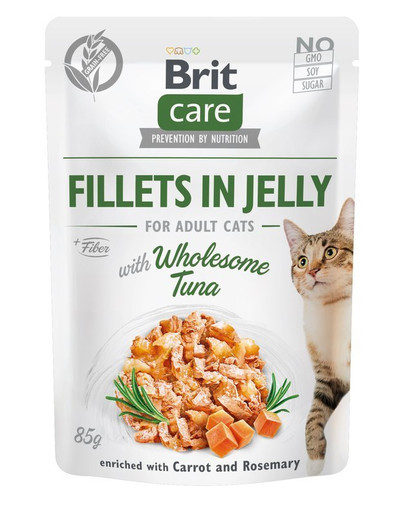 BRIT Care Cat Fillets in Jelly Wholesome Tuna 85 g Tuna