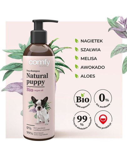 COMFY Natural Puppy 250 ml šampūnas šuniukams