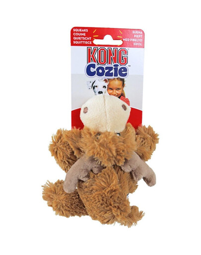 KONG Cozie Assorted Naturals šuns žaislas S