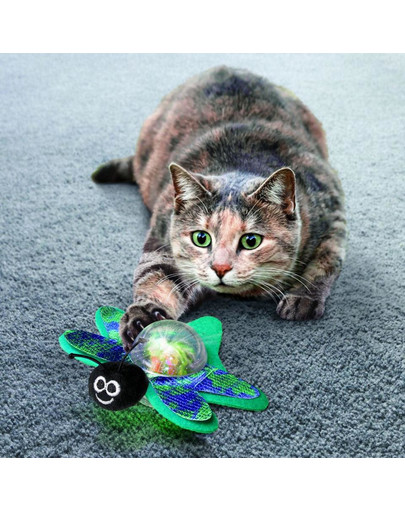 KONG Cat Bat-A-Bout Flicker Firefly švytintis katės žaislas
