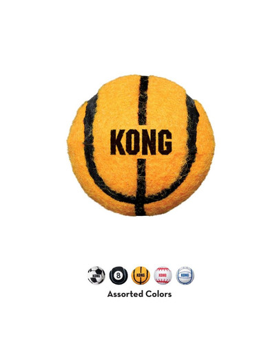 KONG Sport Balls Assorted (3pack) M guminiai kamuoliukai 3 vnt
