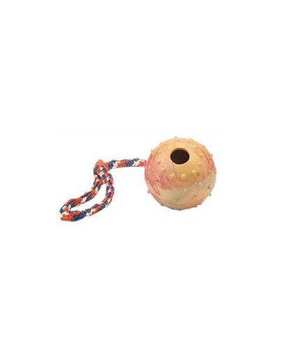 Trixie guminis kamuoliukas ant virvės 6 cm
