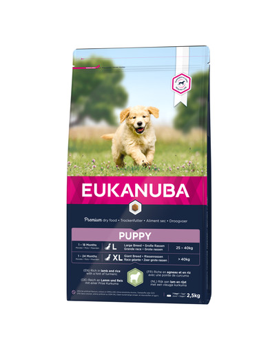 EUKANUBA Puppy All Breeds Lamb & Rice 2.5 kg