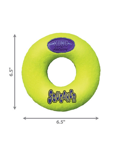 KONG Žaislas squeaker donut medium 12 cm