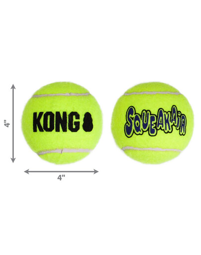 KONG SqueakAir Ball Bulk XL teniso kamuoliukas