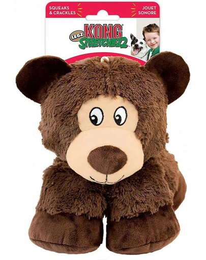 KONG Stretchezz Legz Bear šuns žaislinis lokys L.