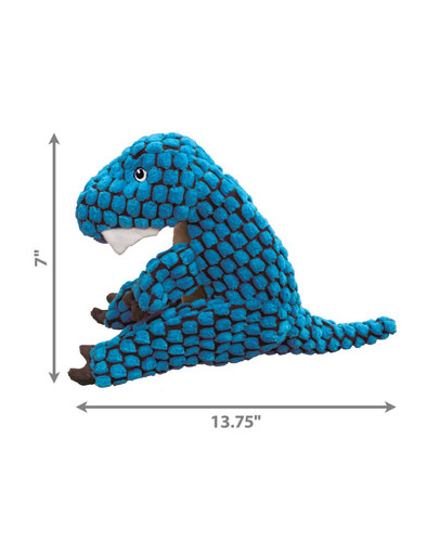 KONG Dynos T-Rex Blue šunų žaislas dinozauras L