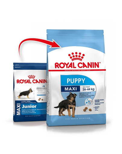 ROYAL CANIN Maxi Puppy 15 kg + kuprinė NEMOKAMAI