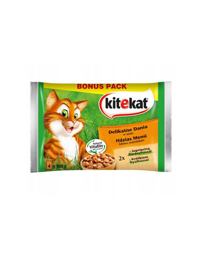 KITEKAT Delikatne dania 4 x 0.1 kg x13