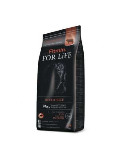 FITMIN Dog For Life Beef & Rice 14 + 2 kg