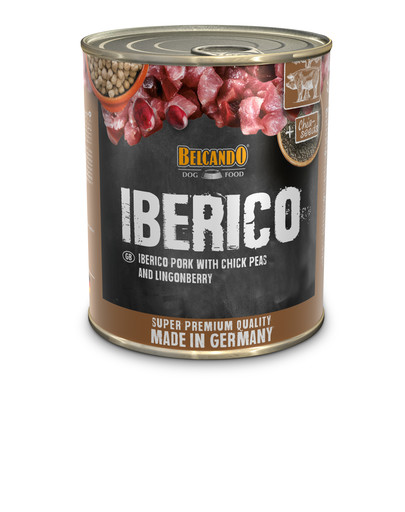BELCANDO Super Premium Iberico 6 x 800 g kiauliena, avinžirniai ir mėlynės