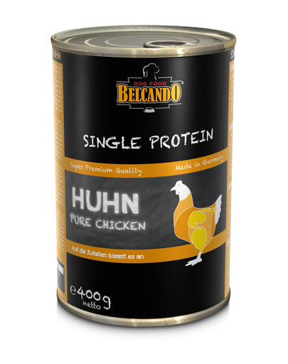 BELCANDO Single Protein vištiena 6 x 400 g monoproteino maistas šunims