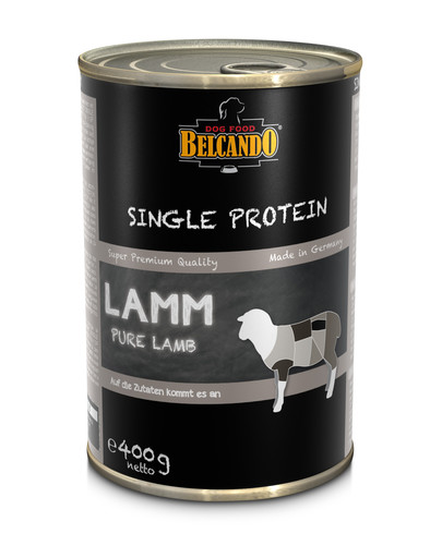 BELCANDO Single Protein aviena 6 x 400 g monoproteininis šunų maistas