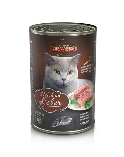 LEONARDO Quality Selection kepenėlės katėms 6 x 400 g