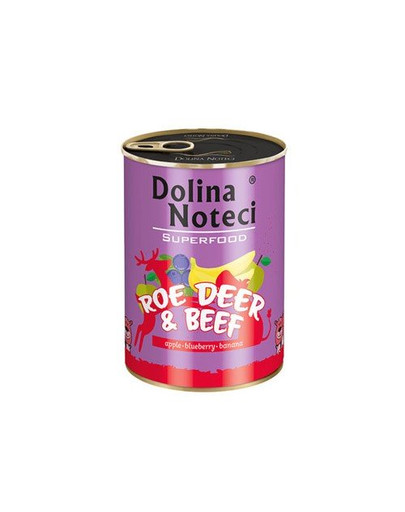 DOLINA NOTECI Premium SuperFood su elniena ir jautiena 400 g