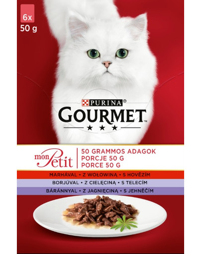 GOURMET Mon Petit Mėsos mišinys (6x50 g)