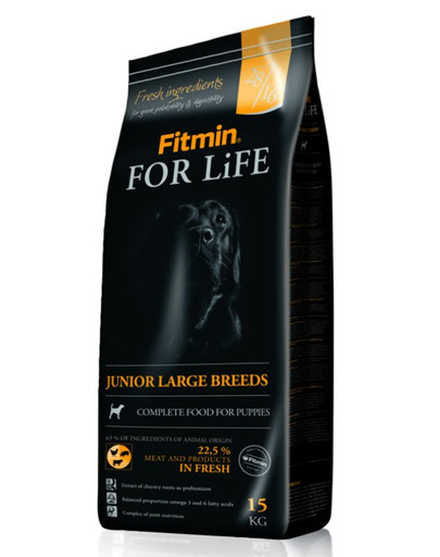 FITMIN Dog for life junior large bred 15 + 2 kg NEMOKAMAI