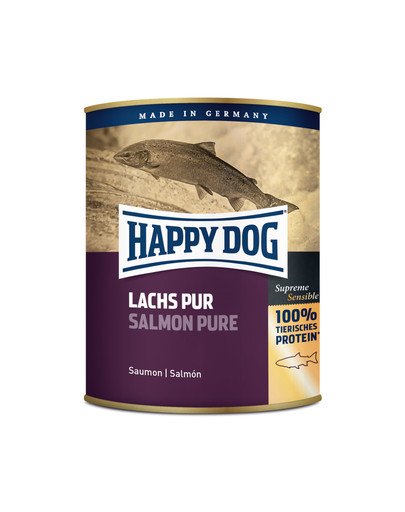 HAPPY DOG Lachs Pur šlapias maistas su gryna lašiša 750 g