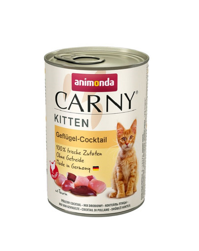 ANIMONDA Carny Kitten Vištienos kokteilis kačiukams 400 g